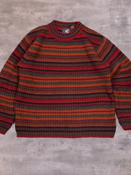 Point Zero Other - Point Zero Vintage Striped Sweater